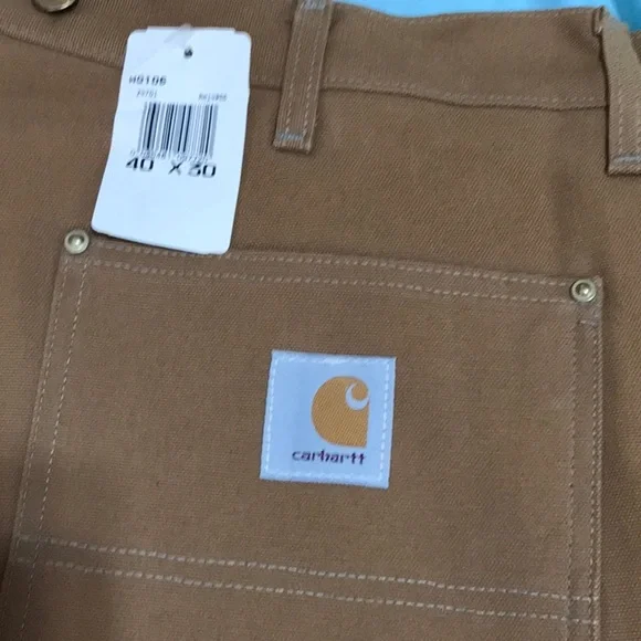 Vintage Carhartt Quilt Lined Work Pants jeans WQ106 SUSPENDER NWT